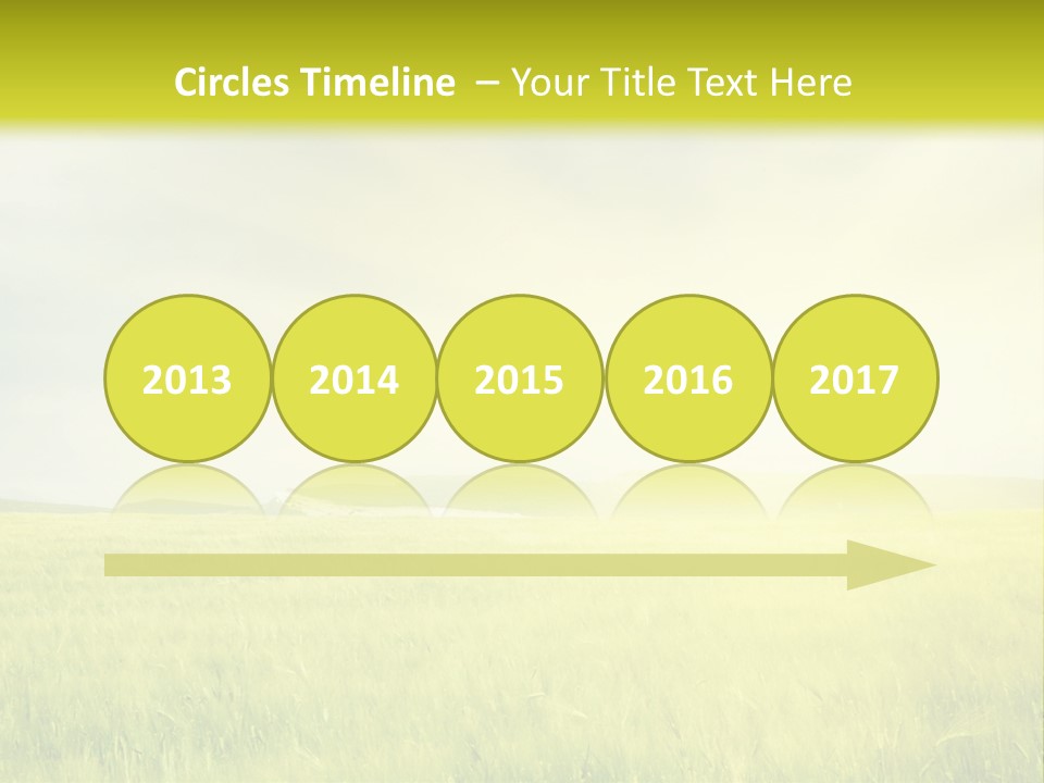 Blue Ripe Bread PowerPoint Template