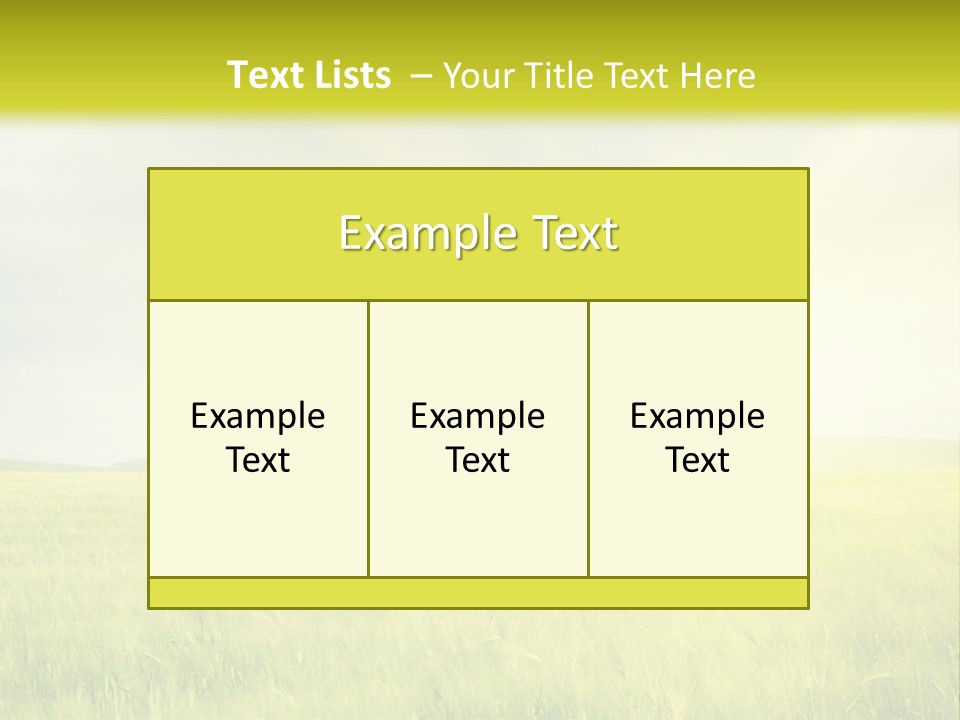 Blue Ripe Bread PowerPoint Template