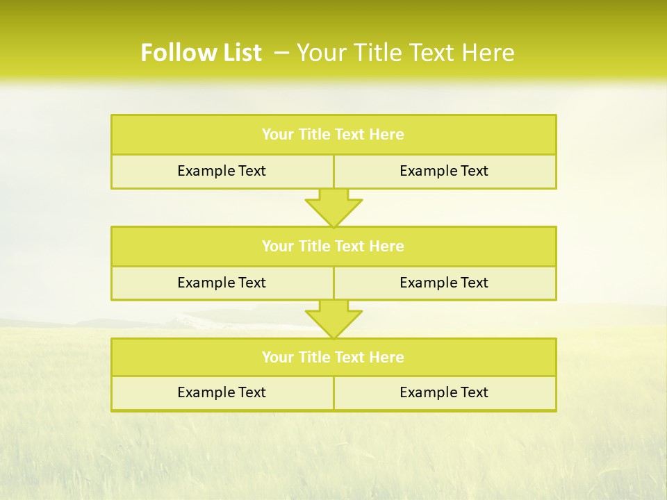 Blue Ripe Bread PowerPoint Template