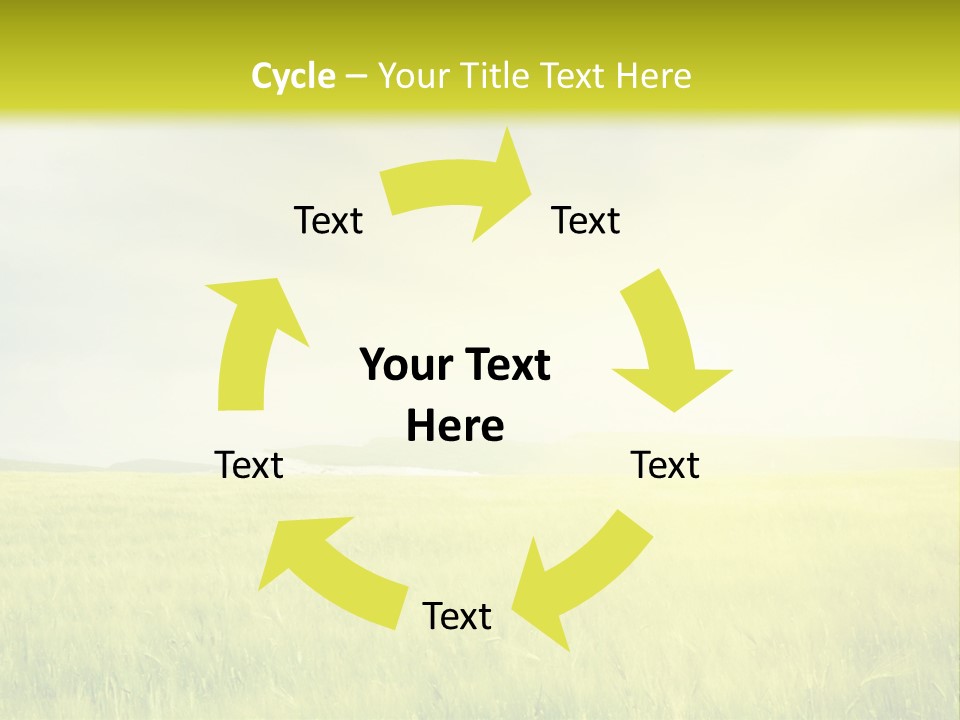 Blue Ripe Bread PowerPoint Template