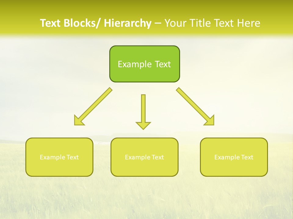 Blue Ripe Bread PowerPoint Template