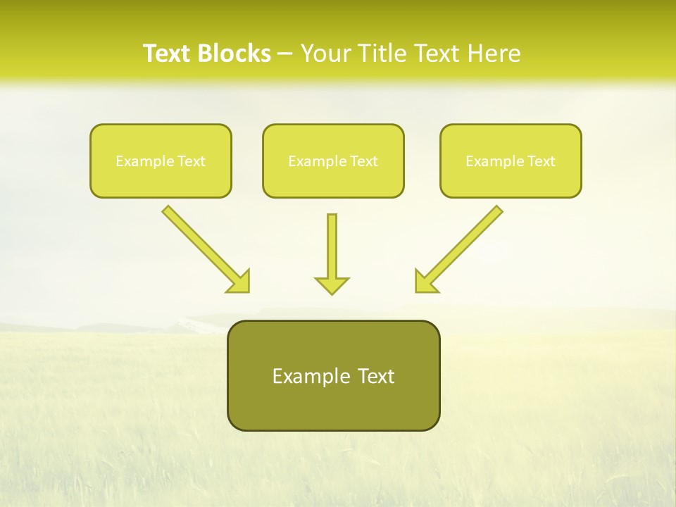 Blue Ripe Bread PowerPoint Template