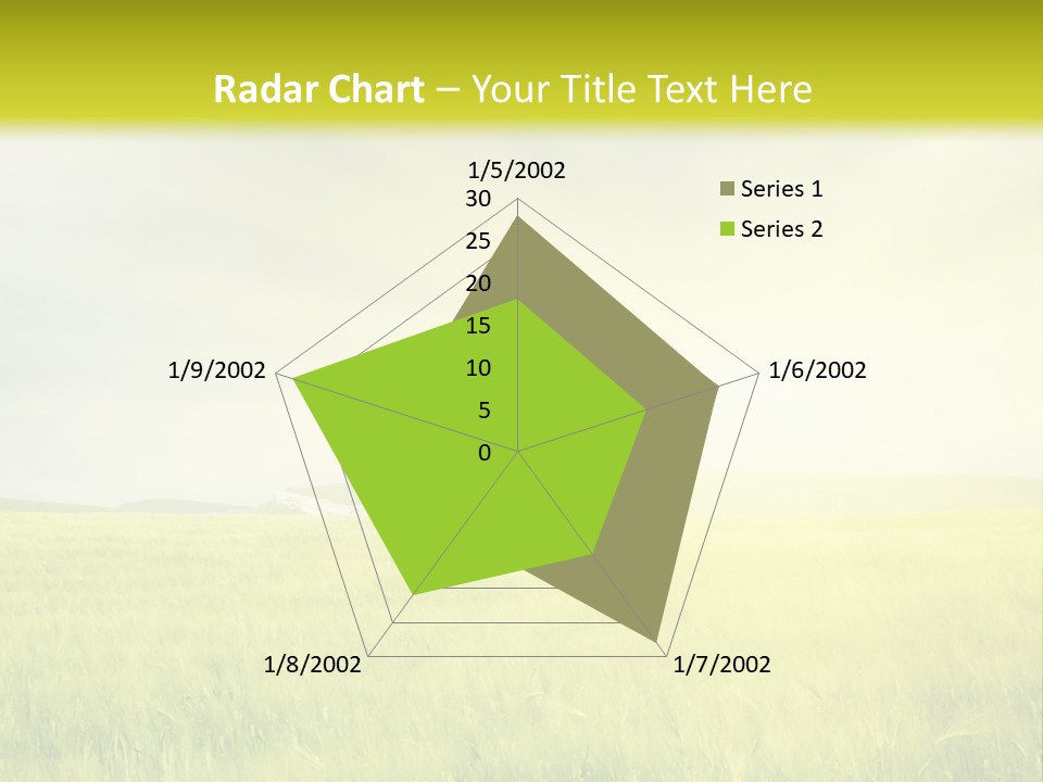 Blue Ripe Bread PowerPoint Template