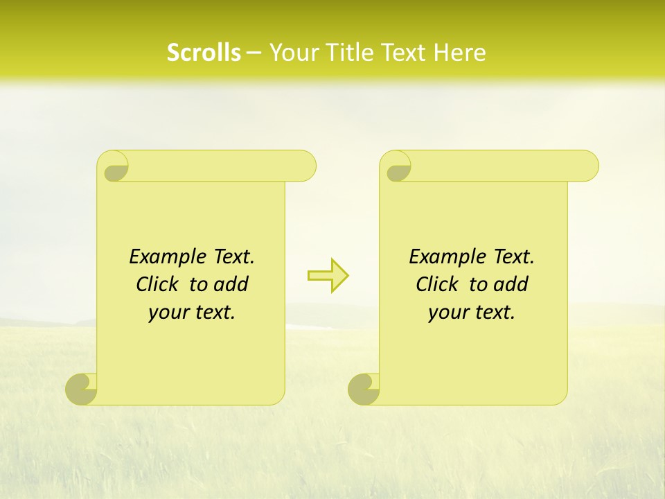 Blue Ripe Bread PowerPoint Template
