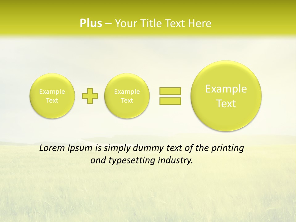 Blue Ripe Bread PowerPoint Template