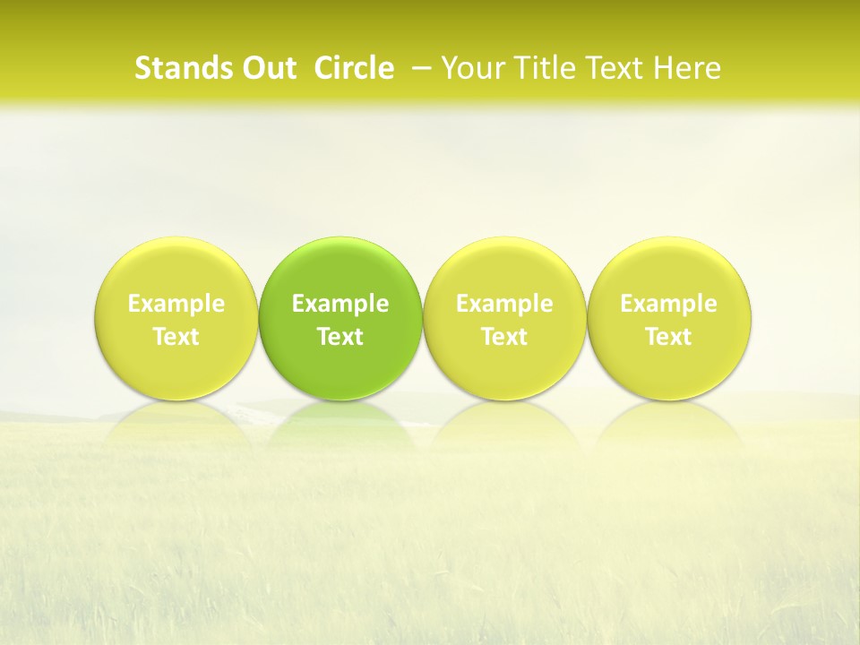 Blue Ripe Bread PowerPoint Template