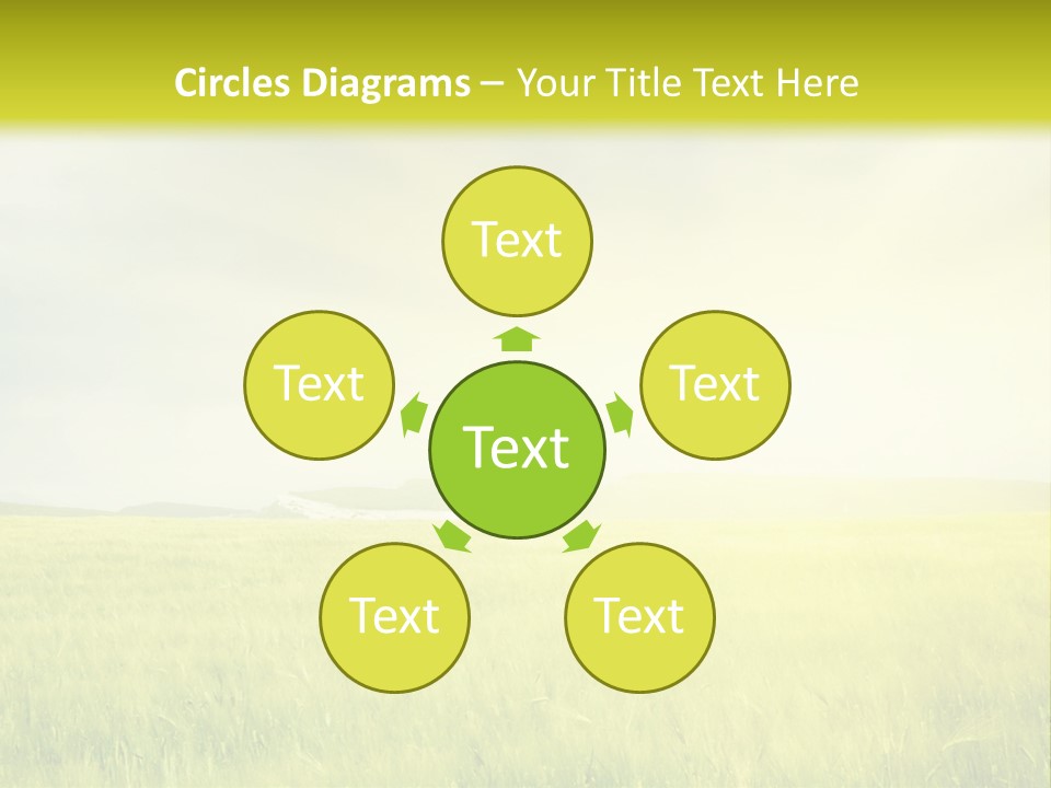 Blue Ripe Bread PowerPoint Template