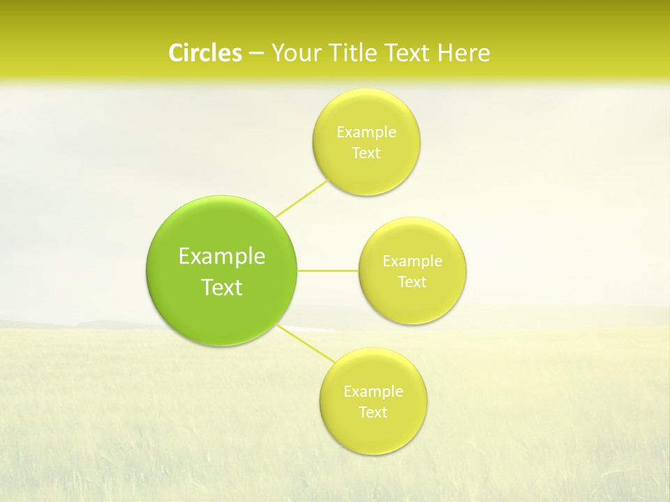 Blue Ripe Bread PowerPoint Template