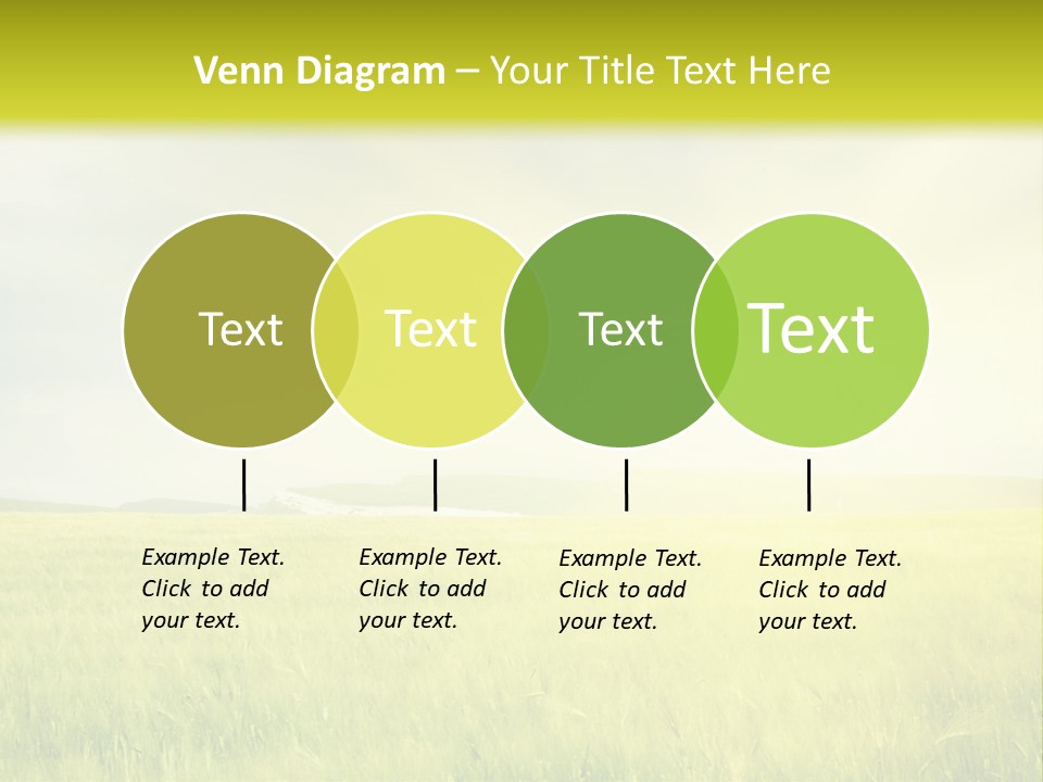 Blue Ripe Bread PowerPoint Template