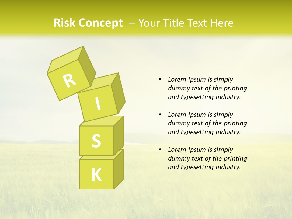 Blue Ripe Bread PowerPoint Template