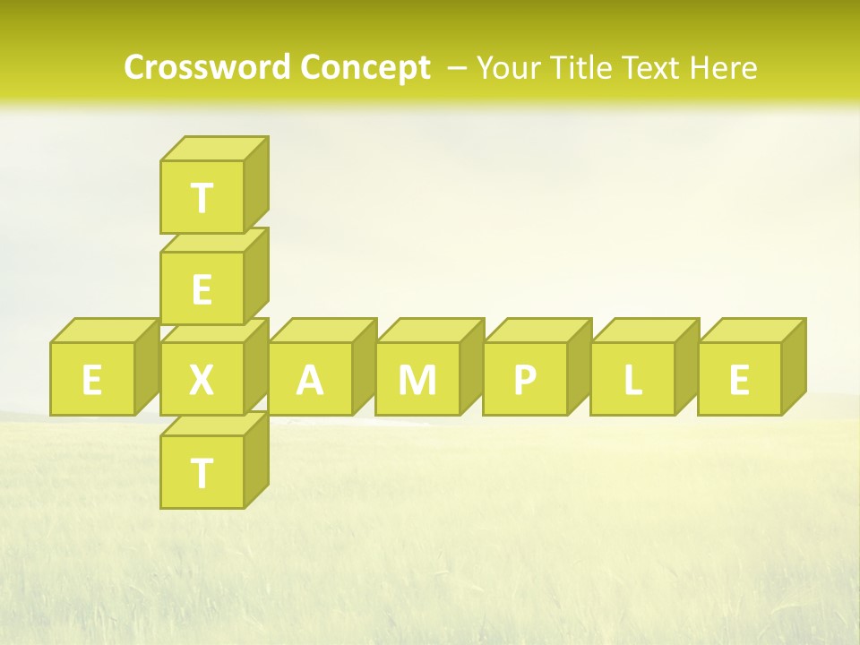 Blue Ripe Bread PowerPoint Template