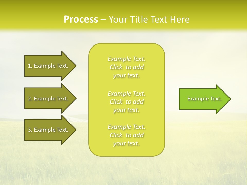 Blue Ripe Bread PowerPoint Template