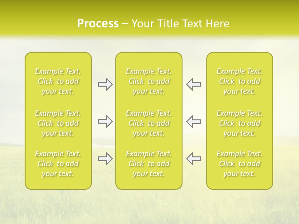 Blue Ripe Bread PowerPoint Template