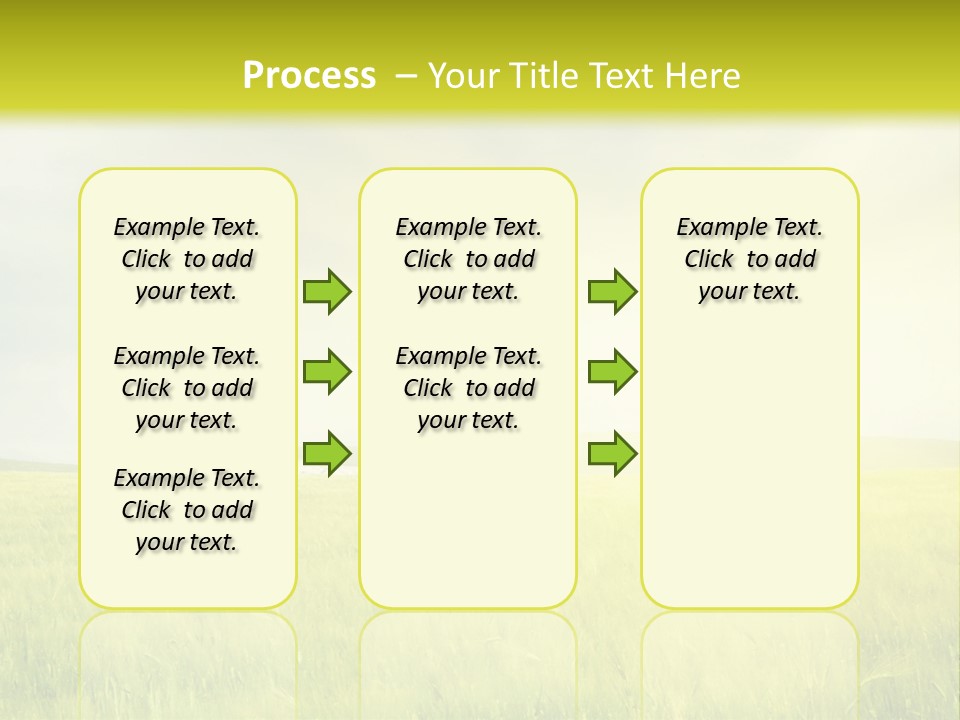 Blue Ripe Bread PowerPoint Template