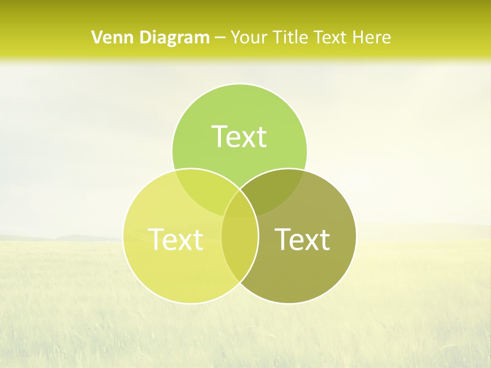 Blue Ripe Bread PowerPoint Template