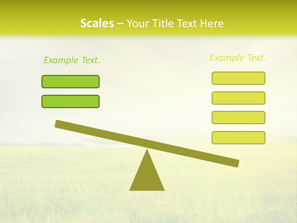 Blue Ripe Bread PowerPoint Template
