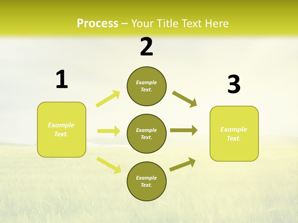 Blue Ripe Bread PowerPoint Template