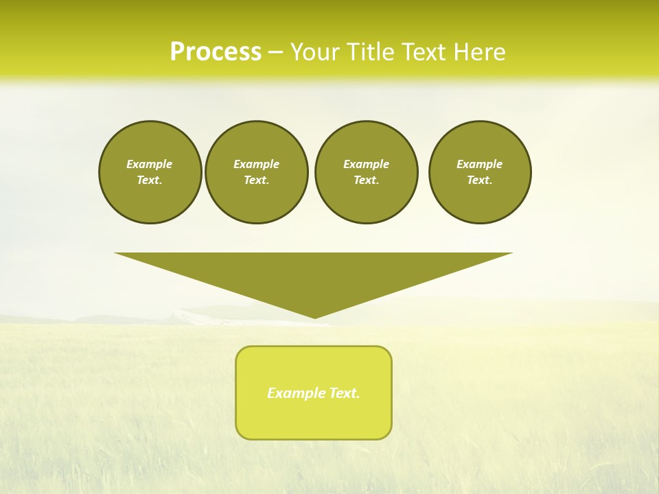 Blue Ripe Bread PowerPoint Template