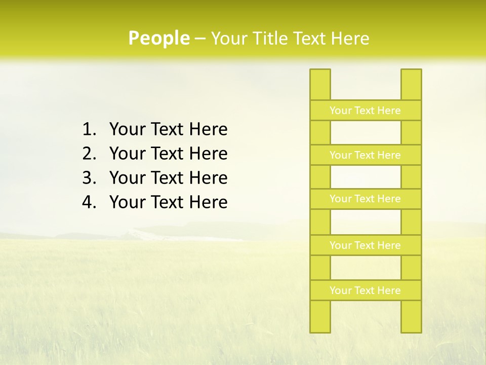 Blue Ripe Bread PowerPoint Template