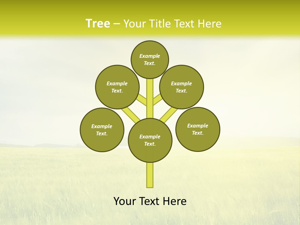 Blue Ripe Bread PowerPoint Template