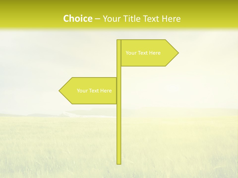 Blue Ripe Bread PowerPoint Template