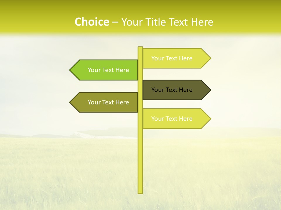 Blue Ripe Bread PowerPoint Template