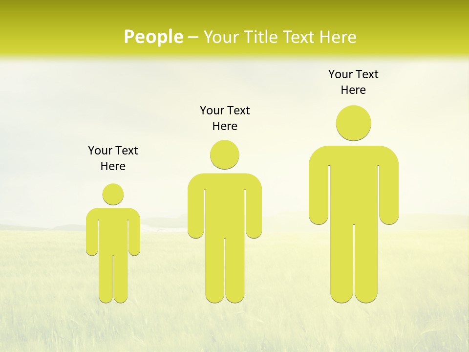 Blue Ripe Bread PowerPoint Template