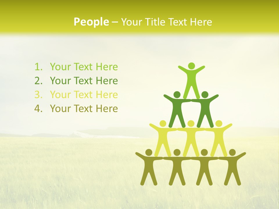 Blue Ripe Bread PowerPoint Template