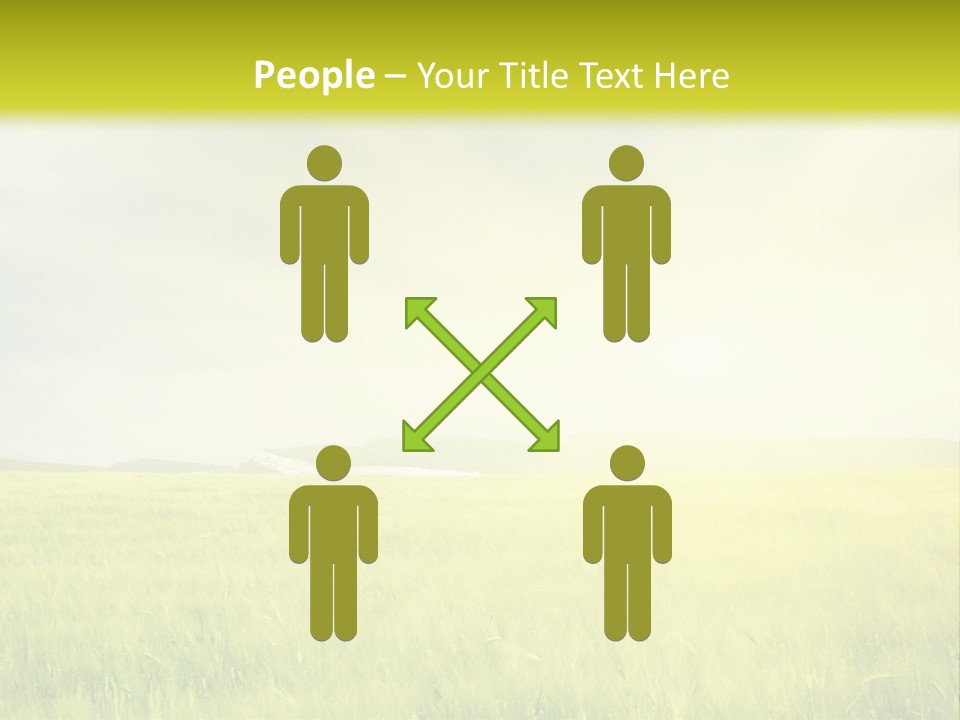 Blue Ripe Bread PowerPoint Template