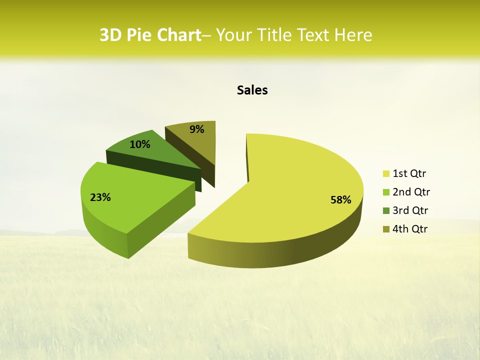 Blue Ripe Bread PowerPoint Template