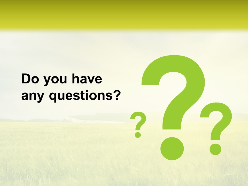 Blue Ripe Bread PowerPoint Template