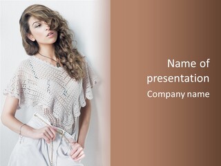 Hairstyle  Vogue PowerPoint Template