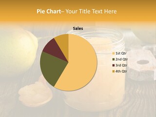 Wooden Eating Bowl PowerPoint Template