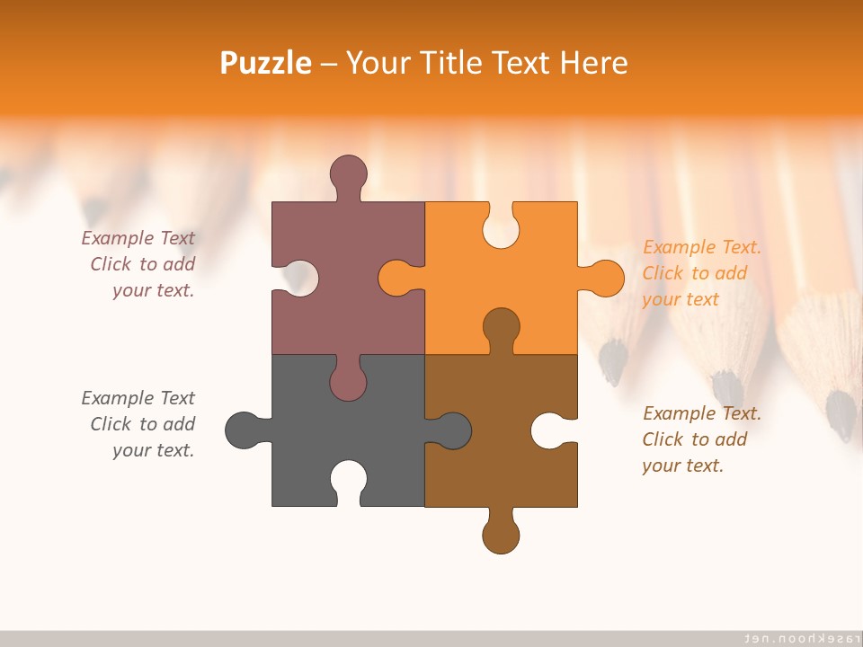 A Group Of Yellow Pencils With A White Background PowerPoint Template