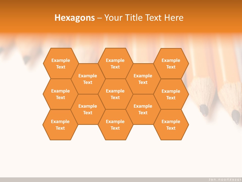 A Group Of Yellow Pencils With A White Background PowerPoint Template