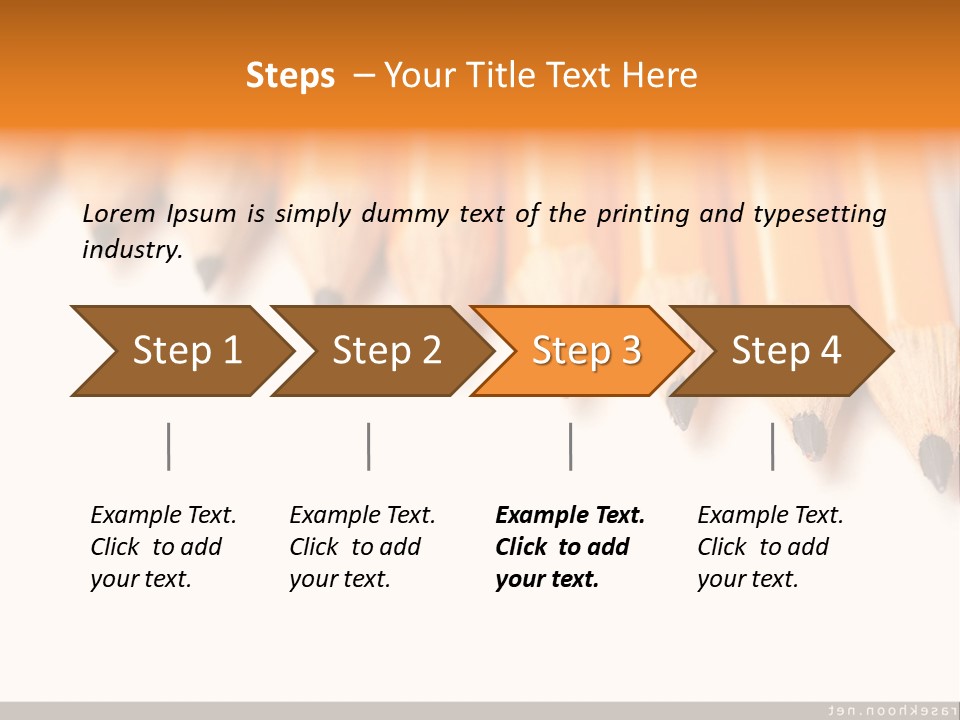 A Group Of Yellow Pencils With A White Background PowerPoint Template