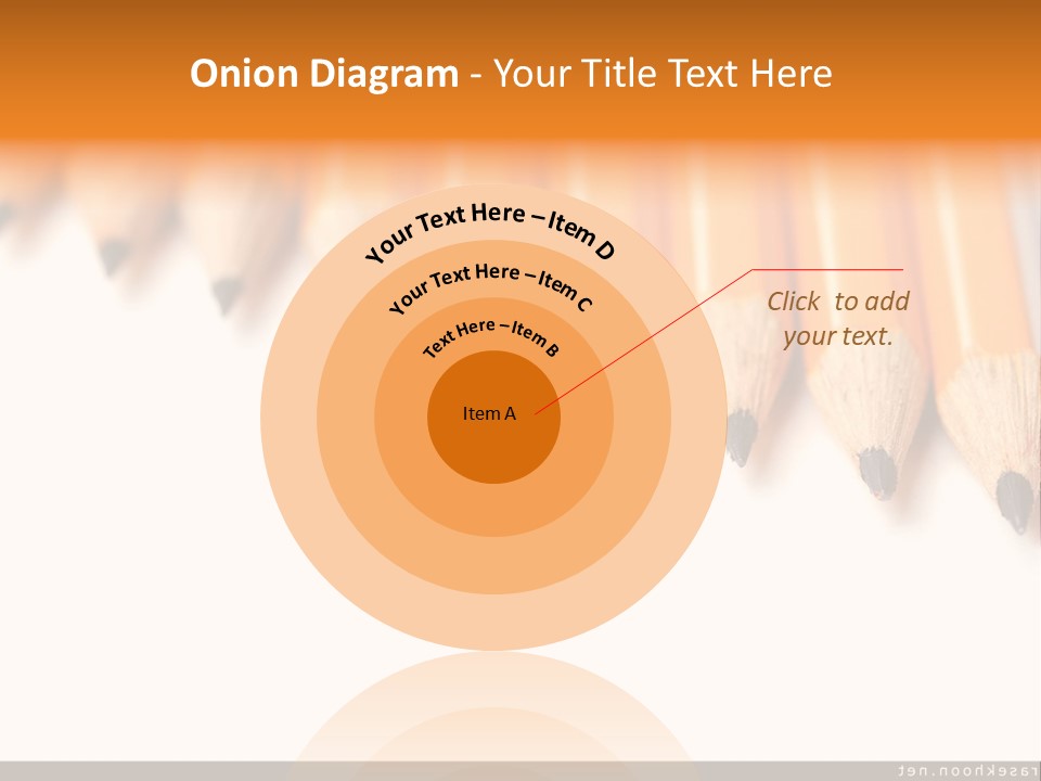 A Group Of Yellow Pencils With A White Background PowerPoint Template