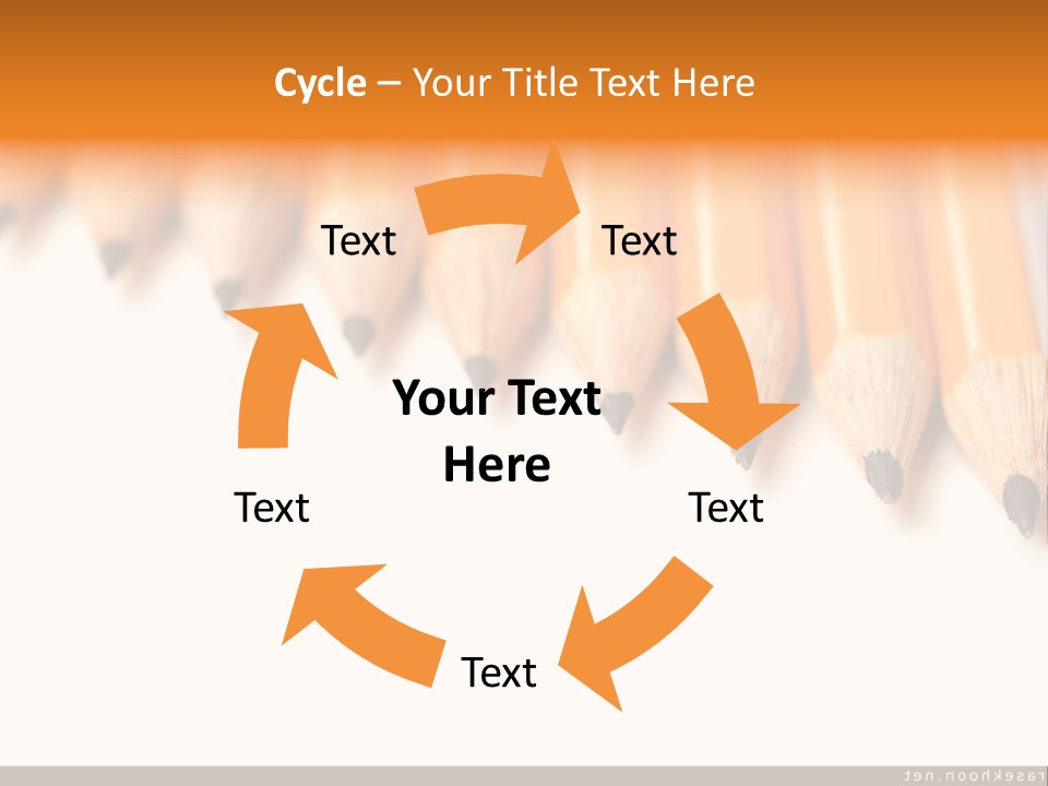 A Group Of Yellow Pencils With A White Background PowerPoint Template