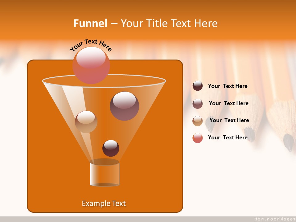 A Group Of Yellow Pencils With A White Background PowerPoint Template