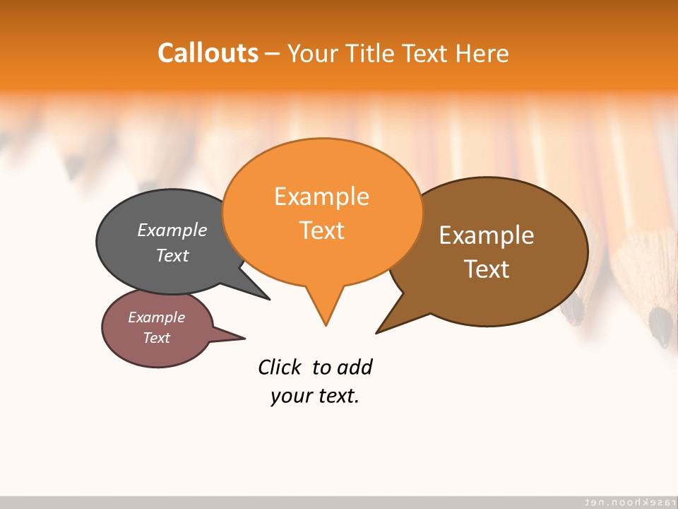 A Group Of Yellow Pencils With A White Background PowerPoint Template