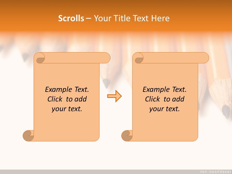 A Group Of Yellow Pencils With A White Background PowerPoint Template