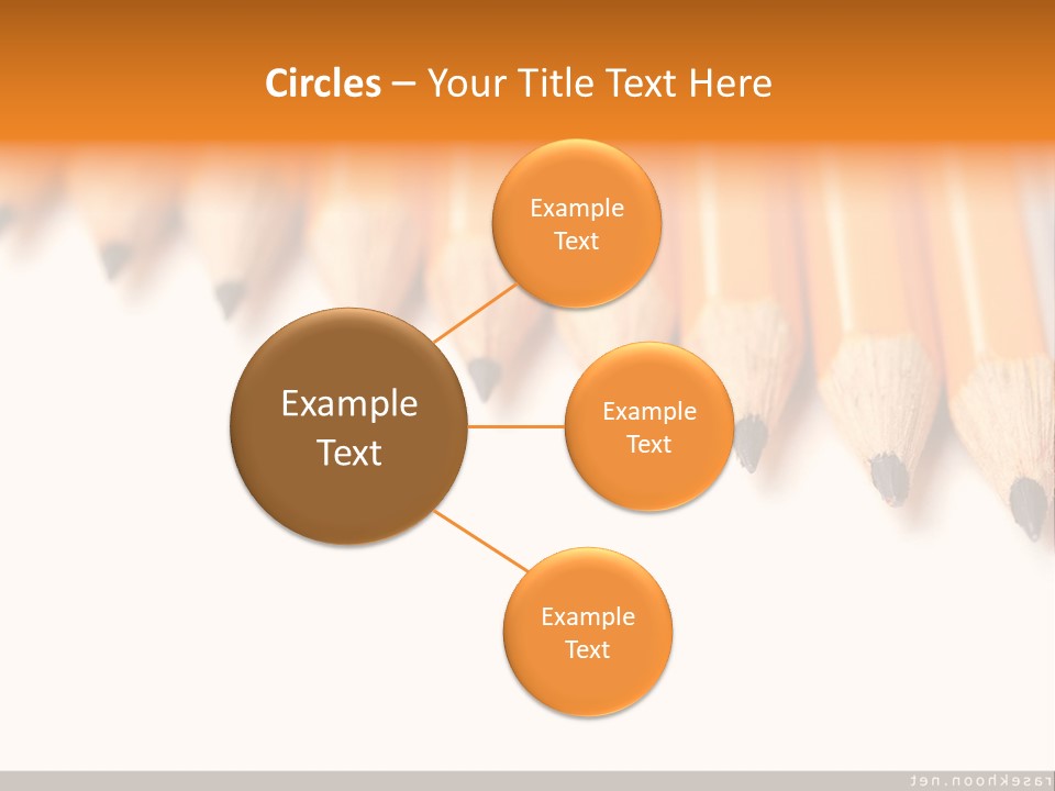 A Group Of Yellow Pencils With A White Background PowerPoint Template