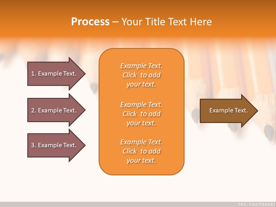 A Group Of Yellow Pencils With A White Background PowerPoint Template