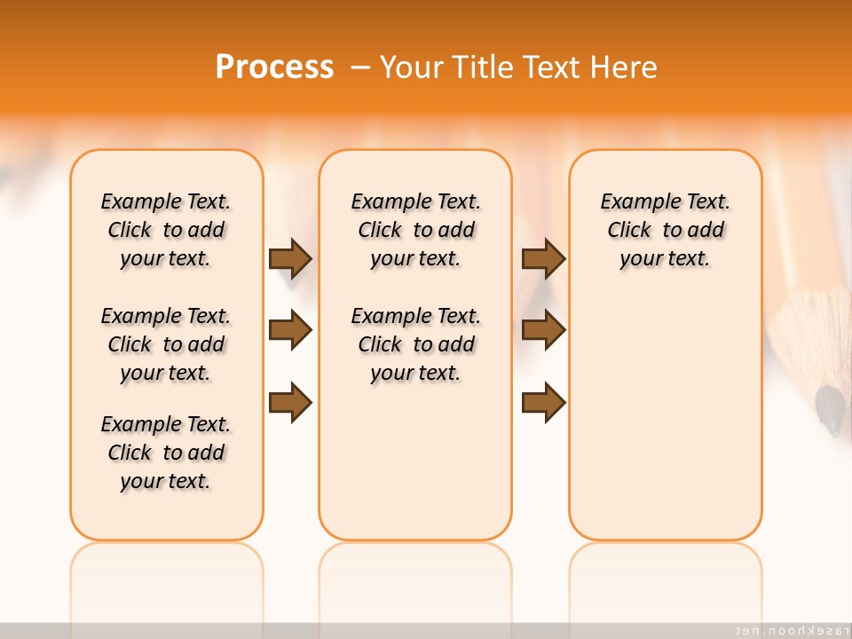 A Group Of Yellow Pencils With A White Background PowerPoint Template