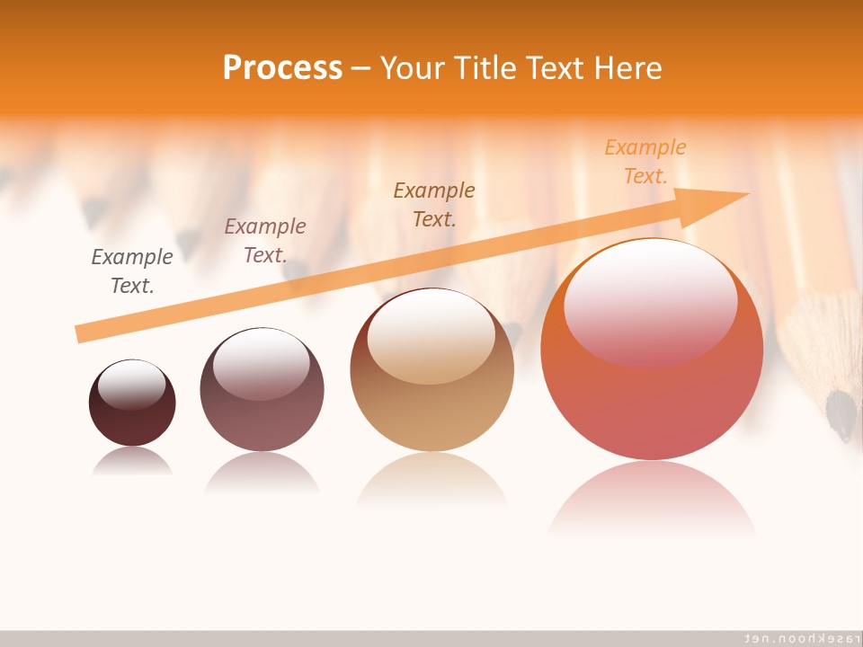 A Group Of Yellow Pencils With A White Background PowerPoint Template