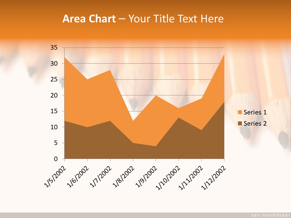 A Group Of Yellow Pencils With A White Background PowerPoint Template