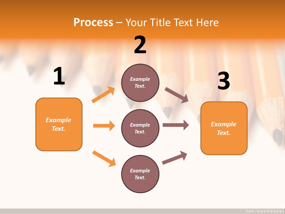 A Group Of Yellow Pencils With A White Background PowerPoint Template