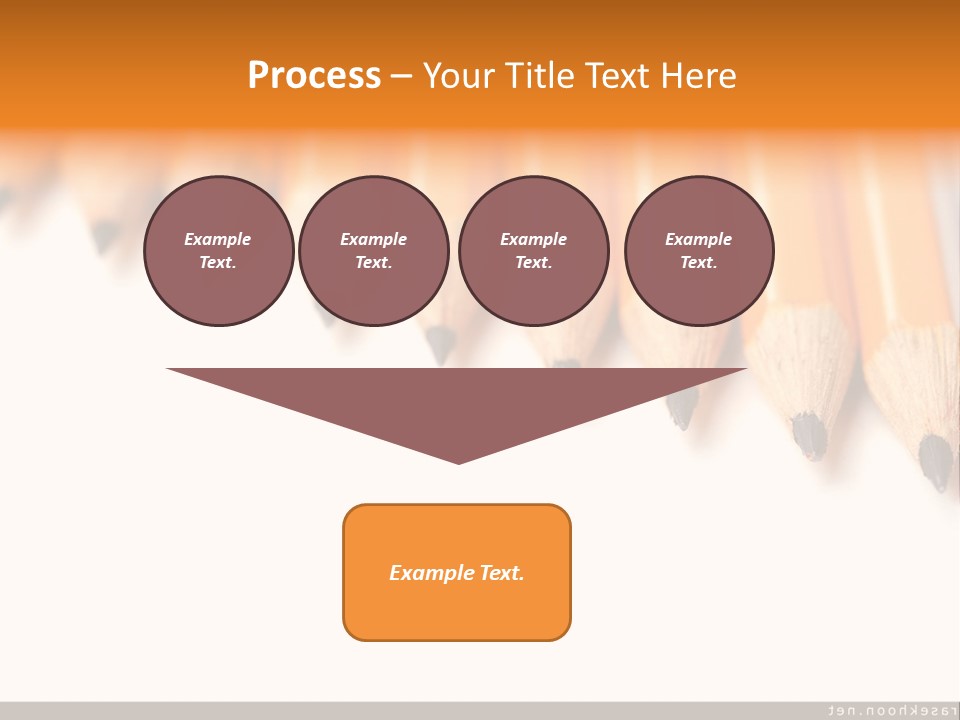 A Group Of Yellow Pencils With A White Background PowerPoint Template