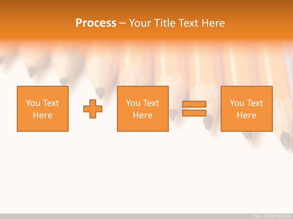 A Group Of Yellow Pencils With A White Background PowerPoint Template