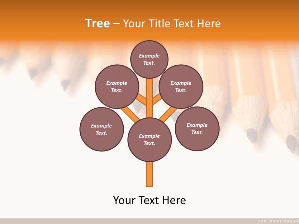 A Group Of Yellow Pencils With A White Background PowerPoint Template